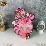 Cheshire Cat - Halloween Themed 3D Lantern File - Cricut File 1 - LightBoxGoodMan