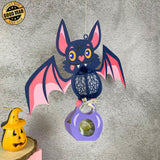 Bat - 3D Bat Lantern File - Cricut File 3 - LightBoxGoodMan