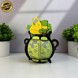 Lucky Pot - St. Patrick's Day Themed 3D Lantern File - Cricut File 1 - LightBoxGoodMan