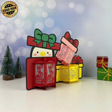 Gift - 3D Christmas Lantern File - Cricut File 1 - LightBoxGoodMan