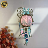 Mouse - 3D Dreamcatcher Lantern File - Cricut File 2 - LightBoxGoodMan