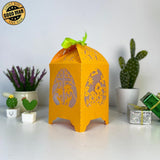 Easter - Paper Cut Lantern File - Cricut File - 4x8" - LightBoxGoodMan - LightboxGoodman