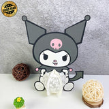 Kuromi - Wonderland Themed 3D Lantern File - Cricut File 1 - LightBoxGoodMan