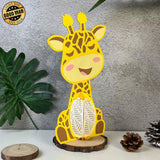 Giraffe - 3D Giraffe Lantern File - 11.4x6.6" - Cricut File - LightBoxGoodMan