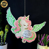 Unicorn - 3D Unicorn Lantern File - 13.5x8" - Cricut File - LightBoxGoodMan