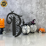 Boo - 3D Halloween Themed 3D Lantern File - Cricut File 1 - LightBoxGoodMan