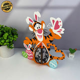 Tigger Easter - Winnie The Pooh Themed Easter 3D Lantern File - Cricut File - LightBoxGoodMan