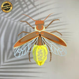 Firefly - 3D Firefly Lantern File - 8x8" - Cricut File - LightBoxGoodMan - LightboxGoodman