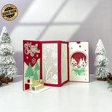 Christmas - 3D Christmas Pop-up Card File - Cricut File 1 - LightBoxGoodMan