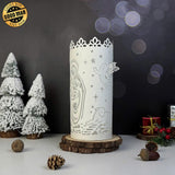 Nativity - 3D Cylinder Papercut Lantern File - Cricut File 1 - LightBoxGoodMan