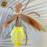 Firefly - 3D Firefly Lantern File - 8x8" - Cricut File - LightBoxGoodMan - LightboxGoodman