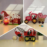 Pack 3 Different Love Car  - 3D Love Lantern File - Cricut File 1 - LightBoxGoodMan