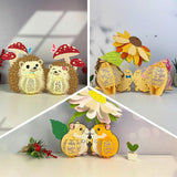 Pack 3 Different Animal Couples - 3D Love Lantern File - Cricut File - LightBoxGoodMan