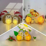 Pack 3 Different Animal Couples - 3D Love Lantern File - Cricut File - LightBoxGoodMan