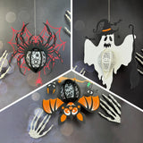 Pack 3 Different Lantern Pattern 2 - Halloween Themed 3D Lantern File  - Cricut File - LightBoxGoodMan