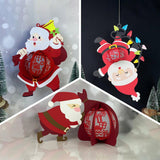 Pack 3 Different Santa - 3D Christmas Lantern File - Cricut File - LightBoxGoodMan