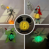 Pack 5 Different Lantern Patterns 1 - Halloween Themed 3D Lantern File - Cricut File - LightBoxGoodMan