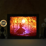 A Girl Playing Violin – Paper Cut Light Box File - Cricut File - 8x10 Inches - LightBoxGoodMan - LightboxGoodman