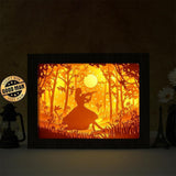 A Girl Playing Violin – Paper Cut Light Box File - Cricut File - 8x10 Inches - LightBoxGoodMan - LightboxGoodman