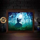 A Girl Playing Violin – Paper Cut Light Box File - Cricut File - 8x10 Inches - LightBoxGoodMan - LightboxGoodman