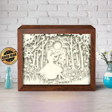 A Girl Playing Violin – Paper Cut Light Box File - Cricut File - 8x10 Inches - LightBoxGoodMan - LightboxGoodman