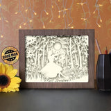 A Girl Playing Violin - Paper Cutting Light Box - LightBoxGoodman - LightboxGoodman