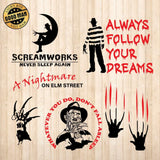 A Nightmare On Elm Street - Cricut File - Svg, Png, Dxf, Eps - LightBoxGoodMan - LightboxGoodman