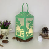 Africa Landscape - Paper Cut Lantern File - Cricut File - 10x20cm - LightBoxGoodMan - LightboxGoodman