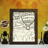 Air Balloons - Paper Cut Light Box File - Cricut File - 8x10 Inches - LightBoxGoodMan - LightboxGoodman