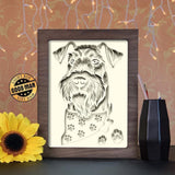 Airedale Terrier - Paper Cutting Light Box - LightBoxGoodman - LightboxGoodman