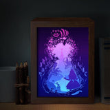 Alice 3 - Paper Cut Light Box File - Cricut File - 8x10 inches - LightBoxGoodMan - LightboxGoodman