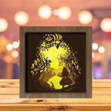 Alice 3 Square - Paper Cutting Light Box - LightBoxGoodman - LightboxGoodman