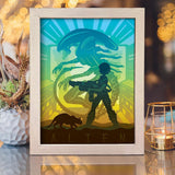 Alien – Paper Cut Light Box File - Cricut File - 20x26cm - LightBoxGoodMan - LightboxGoodman