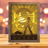 Alien - Paper Cutting Light Box - LightBoxGoodman