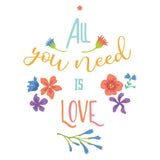 All You Need Is Love - Cricut File - Svg, Png, Dxf, Eps - LightBoxGoodMan - LightboxGoodman