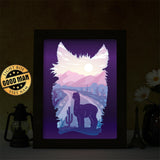 Alpaca – Paper Cut Light Box File - Cricut File - 8x10 inches - LightBoxGoodMan - LightboxGoodman