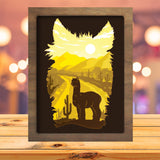 Alpaca - Paper Cutting Light Box - LightBoxGoodman - LightboxGoodman