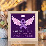 Alzheimer's Awareness – Paper Cut Light Box File - Cricut File - 20x20cm - LightBoxGoodMan