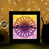 America Sunflower - Paper Cutting Light Box - LightBoxGoodman - LightboxGoodman