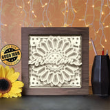 America Sunflower - Paper Cutting Light Box - LightBoxGoodman - LightboxGoodman