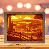 American Farm 1 - Paper Cutting Light Box - LightBoxGoodman - LightboxGoodman