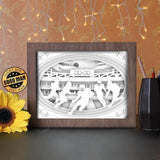 American Football - Paper Cutting Light Box - LightBoxGoodman - LightboxGoodman