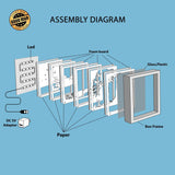 American Strong 1 – Paper Cut Light Box File - Cricut File - 8x10 inches - LightBoxGoodMan - LightboxGoodman