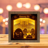 Among Us - Paper Cutting Light Box - LightBoxGoodman - LightboxGoodman