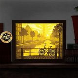 Amsterdam - Paper Cut Light Box File - Cricut File - 20x26cm - LightBoxGoodMan - LightboxGoodman