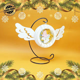 Angel 2 - 3D Pop-up Light Box Ornament File - Cricut File - LightBoxGoodMan - LightboxGoodman