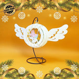 Angel 2 - 3D Pop-up Light Box Ornament File - Cricut File - LightBoxGoodMan - LightboxGoodman