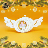 Angel 2 - 3D Pop-up Light Box Ornament File - Cricut File - LightBoxGoodMan - LightboxGoodman