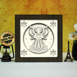 Angel 3 – Paper Cut Light Box File - Cricut File - 20x20cm - LightBoxGoodMan - LightboxGoodman