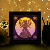 Angel 3 - Paper Cutting Light Box - LightBoxGoodman - LightboxGoodman